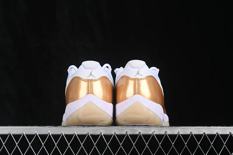 All categories Air Jordan Jordan series basketball shoes Air Jordan 11 Air Jordan 11 Low "Metallic Gold" AJ11 Joe 11 Platinum AH7860-102